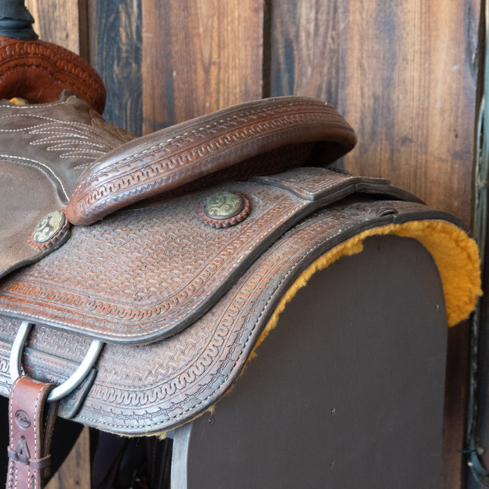 14" USED COATS TEAM ROPING SADDLE