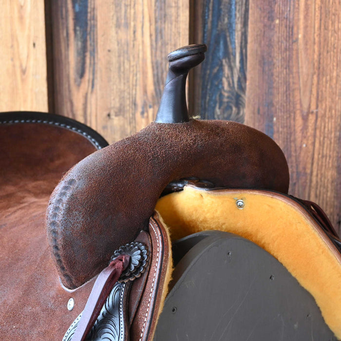 16" JEFF SMITH BEAU GALYEAN CUTTING SADDLE