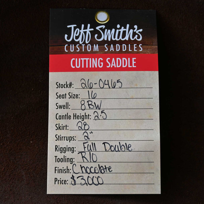 16" JEFF SMITH BUSTER WELCH CUTTING SADDLE