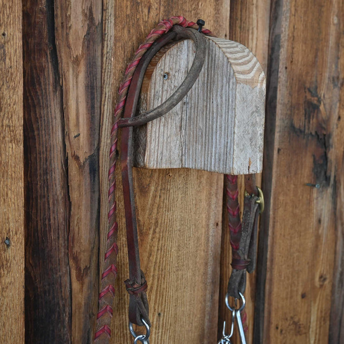 L&S Sliding Gag Chain Bridle Rig w/Single Ear Headstall
