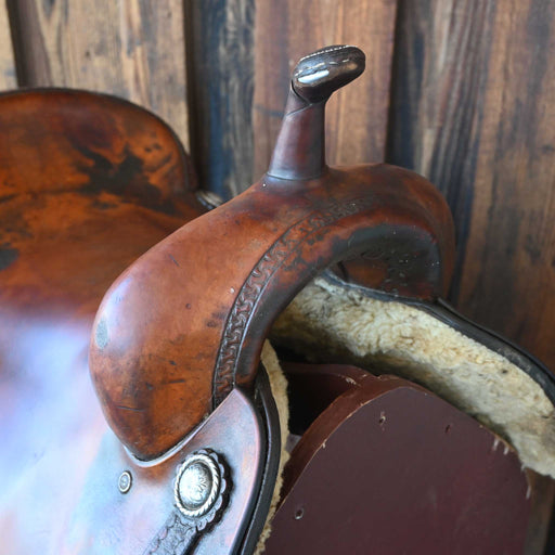 17" USED ROO HIDE CUTTING SADDLE Saddles - Used ROO HIDE