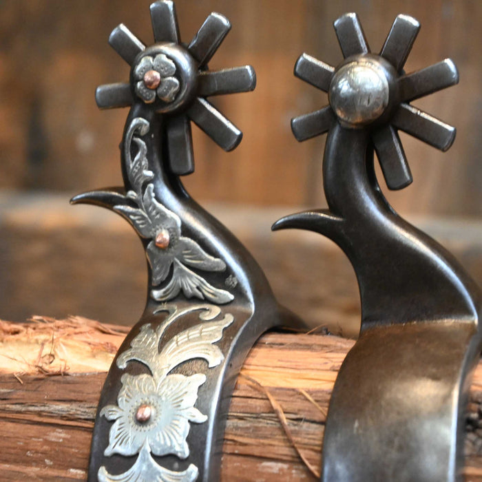 Kerry Kelley Silver & Mounted 8pt. Spurs