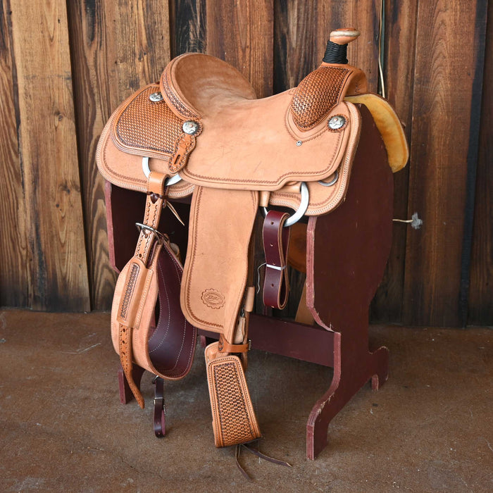 14" PATRICK SMITH TEAM ROPING SADDLE