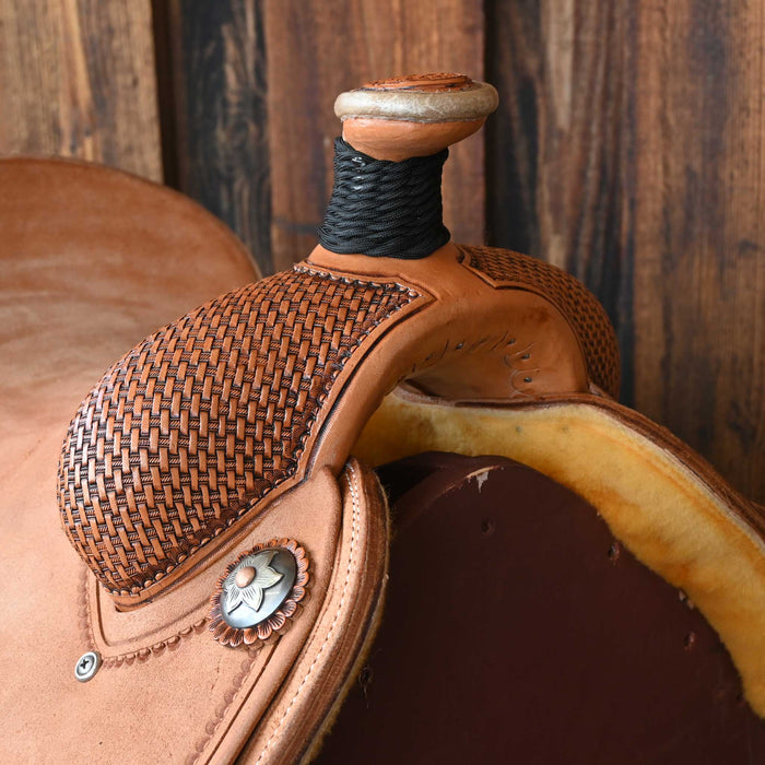 14" PATRICK SMITH TEAM ROPING SADDLE