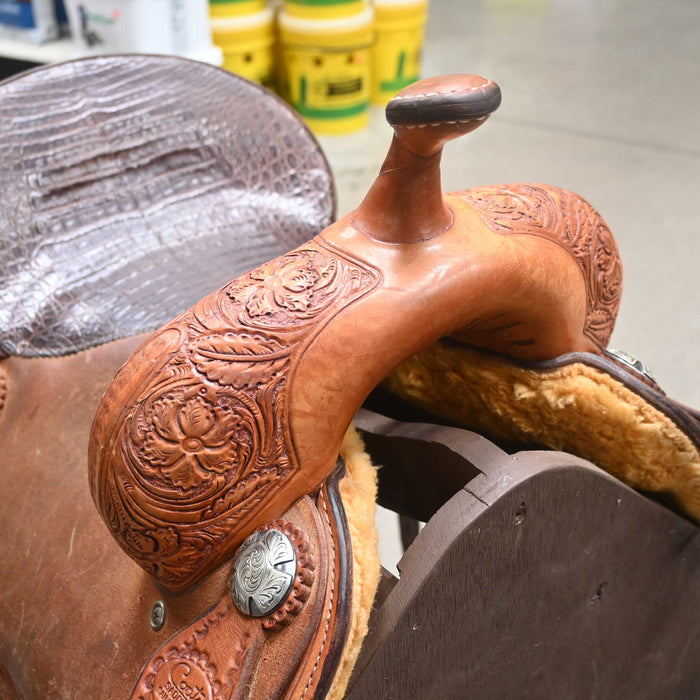 14" USED COATS BARREL SADDLE Saddles - Used Coats Saddlery