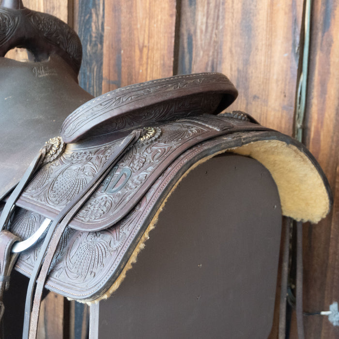 16" USED JEFF SMITH CUTTING SADDLE