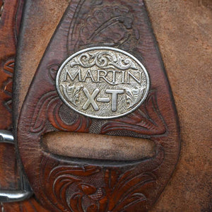 13.5" USED MARTIN X-T ROPING SADDLE Saddles Martin Saddlery