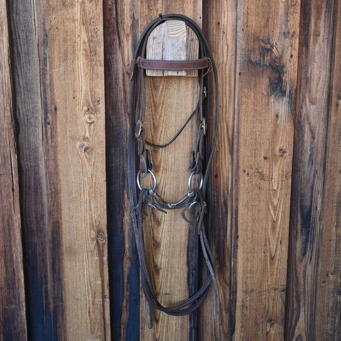 Professional's Choice Snaffle Bridle Rig w/Browband Headstall