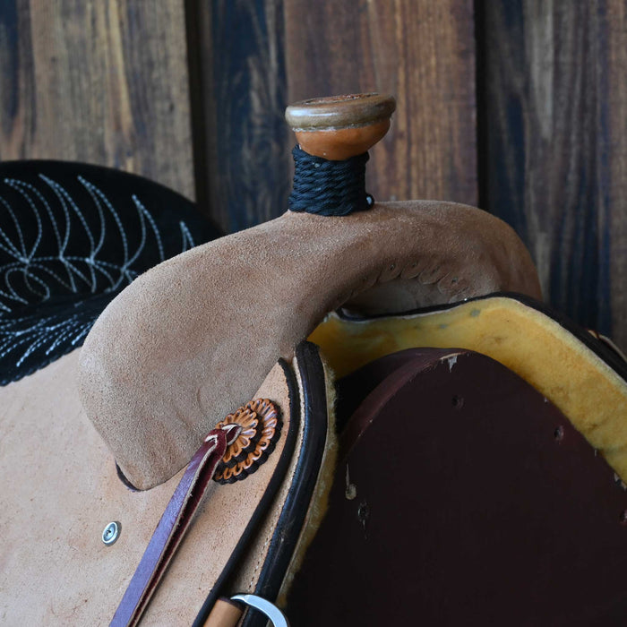 14.5" TESKEY'S CALF ROPING SADDLE Saddles - New Teskey's Saddlery