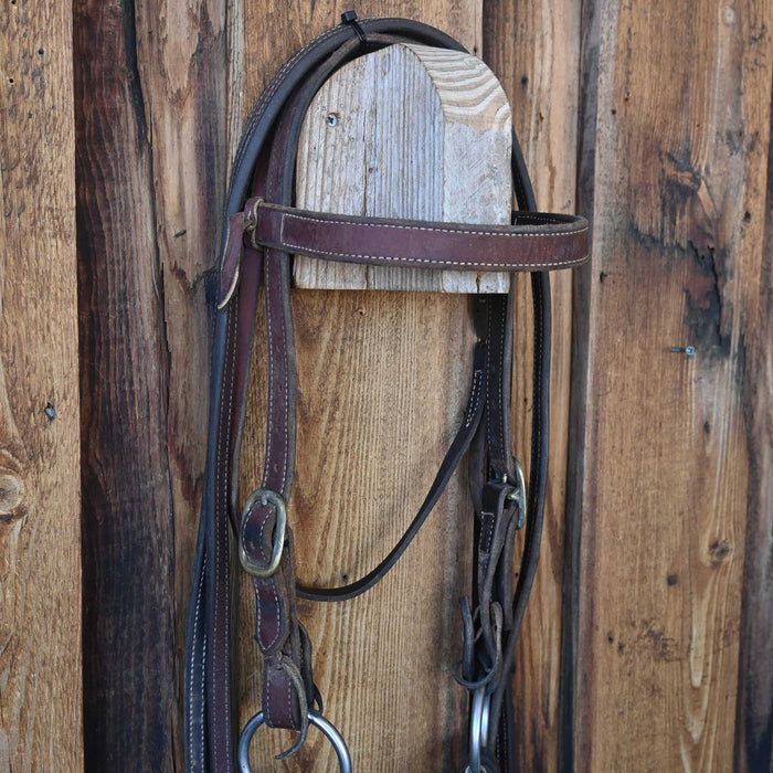 Professional's Choice Snaffle Bridle Rig w/Browband Headstall