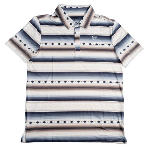 Rock & Roll Denim Men's Aztec Stripe Polo Shirt MEN - Clothing - Shirts - Short Sleeve Panhandle