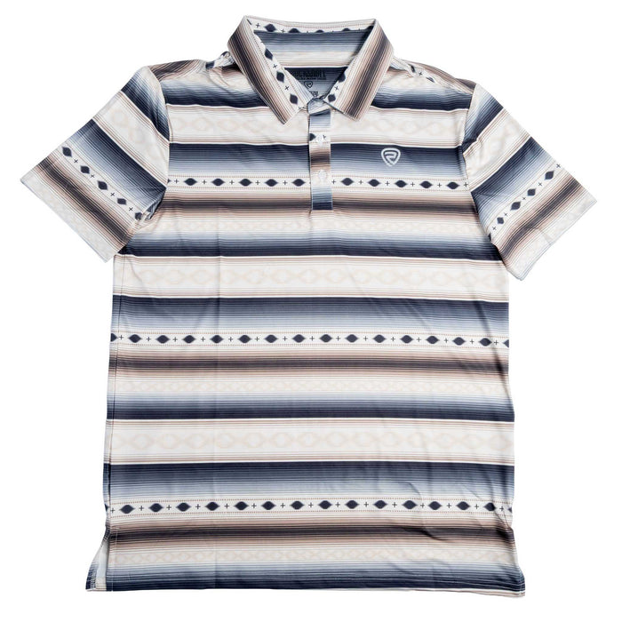 Rock & Roll Denim Men's Aztec Stripe Polo Shirt MEN - Clothing - Shirts - Short Sleeve Panhandle
