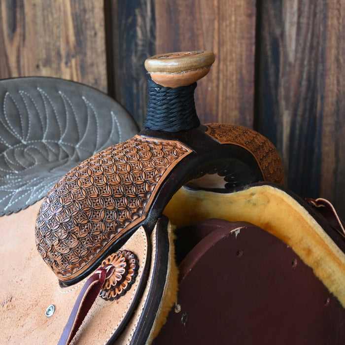 13" TESKEY'S TEAM ROPING SADDLE Saddles - New Teskey's Saddlery