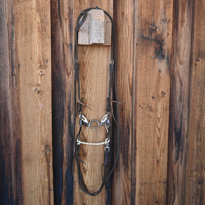 Dutton Ported Chain Bridle Rig w/Single Ear Headstall
