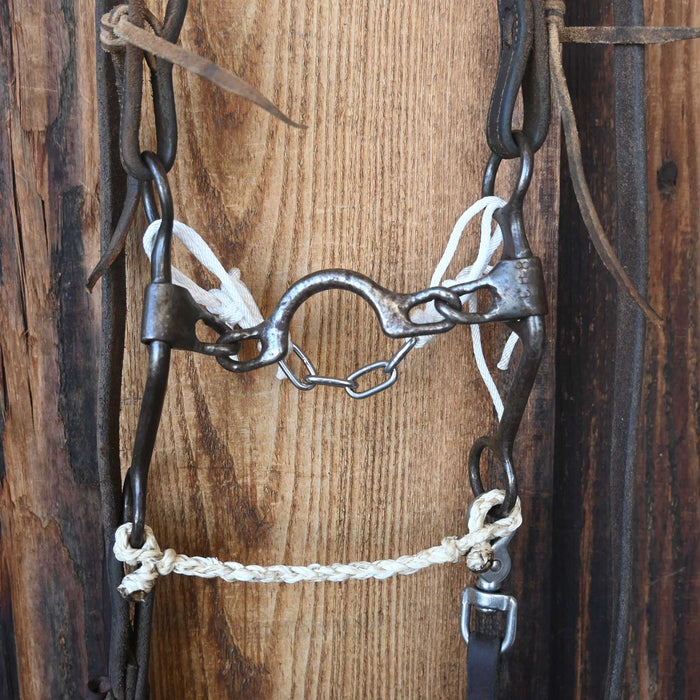 Dutton Ported Chain Bridle Rig w/Single Ear Headstall
