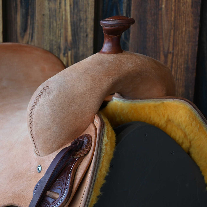 15.5" JEFF SMITH COW HORSE SADDLE