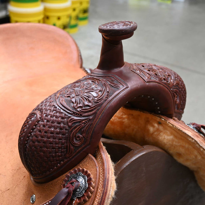 16.5" TESKEY'S RANCH CUTTER SADDLE