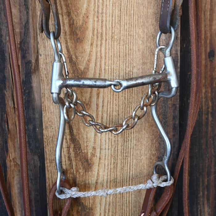 ML Snaffle Bridle Rig w/Single Ear Headstall