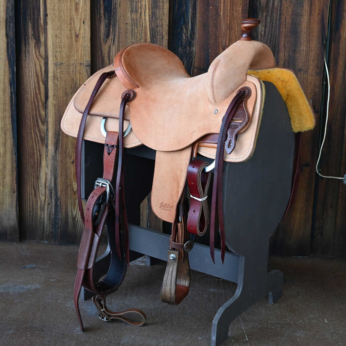 15" JEFF SMITH COW HORSE SADDLE
