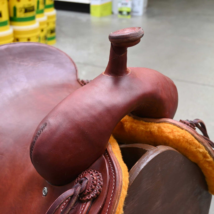 15.5" AUSTIN VALIMONT RANCH CUTTER SADDLE
