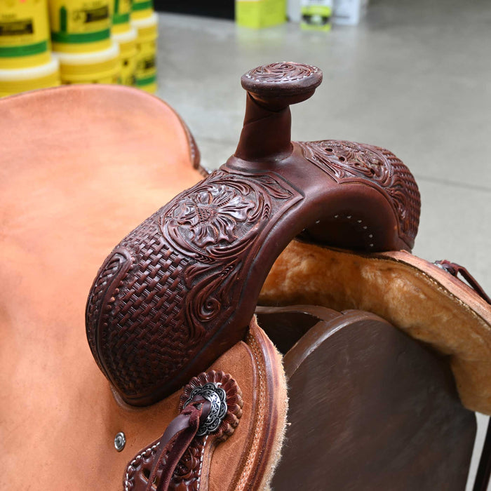 16" TESKEY'S RANCH CUTTER SADDLE