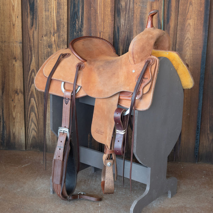 16" USED JEFF SMITH CUTTING SADDLE Saddles - Used Jeff Smith