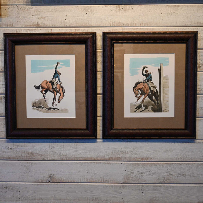 Maynard Dixon Set of 2 Framed Lithographs