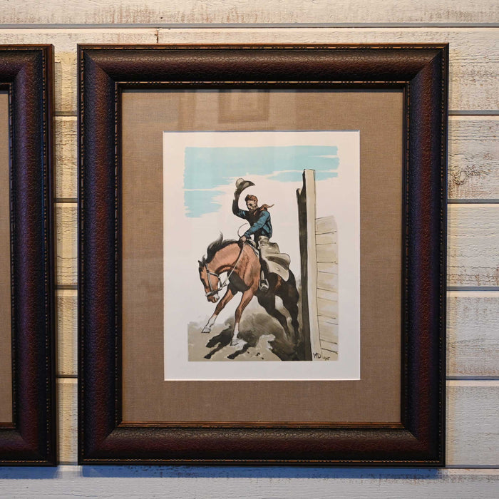 Maynard Dixon Set of 2 Framed Lithographs