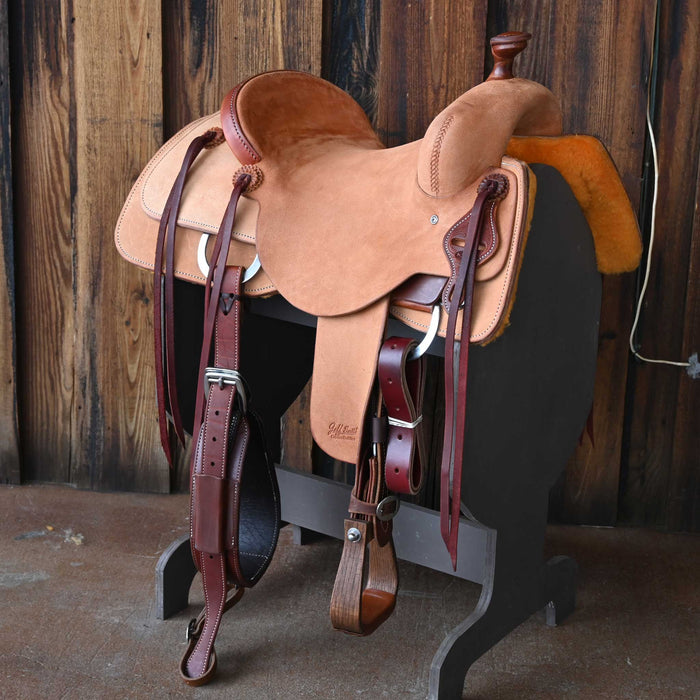 15.5" JEFF SMITH COW HORSE SADDLE