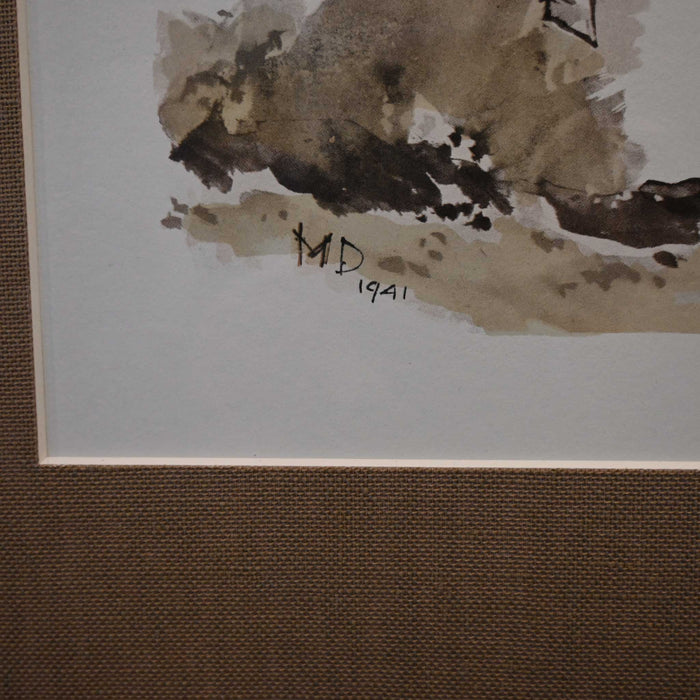 Maynard Dixon Set of 2 Framed Lithographs