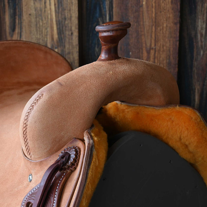 15.5" JEFF SMITH COW HORSE SADDLE