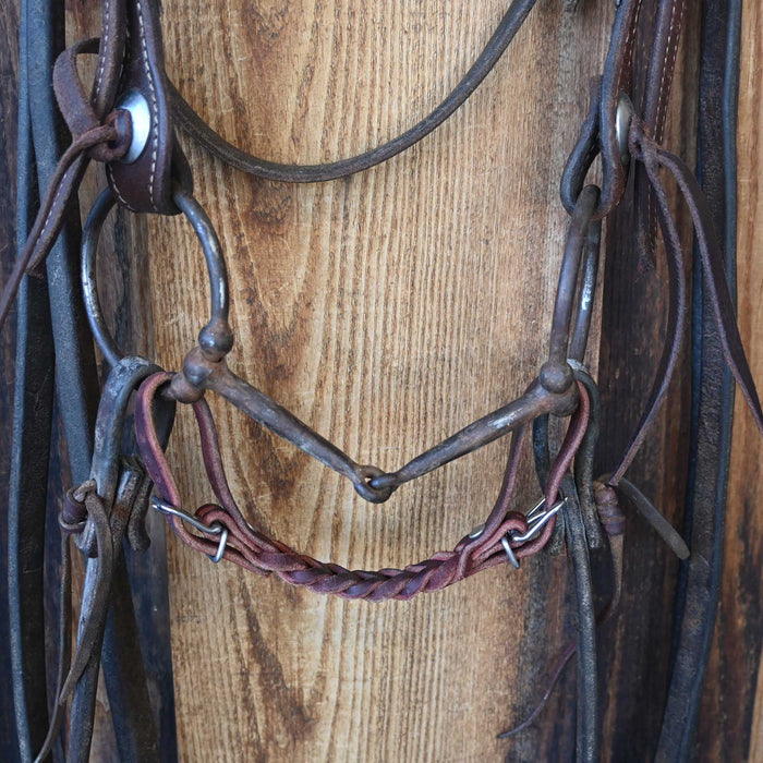 Daryl Davis Smooth Snaffle Bridle Rig w/Browband Headstall
