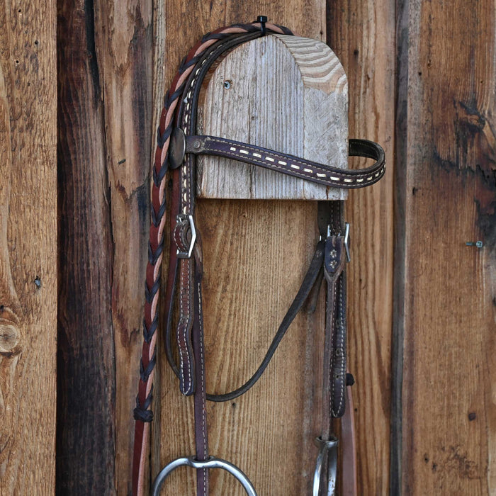 Draw Gag Snaffle Bridle Rig w/Browband Headstall