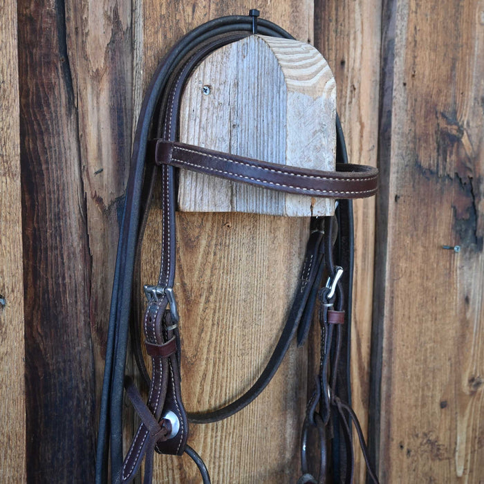 Daryl Davis Smooth Snaffle Bridle Rig w/Browband Headstall