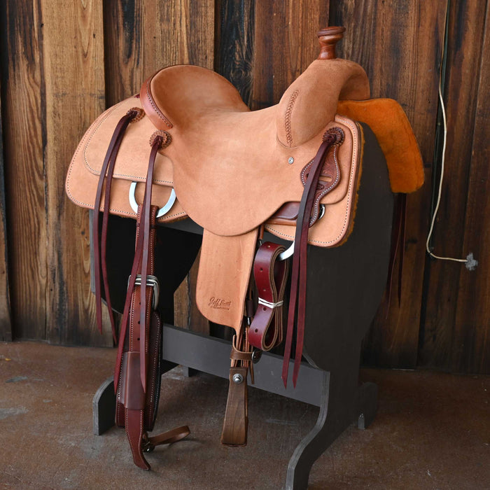 14.5" JEFF SMITH COW HORSE SADDLE