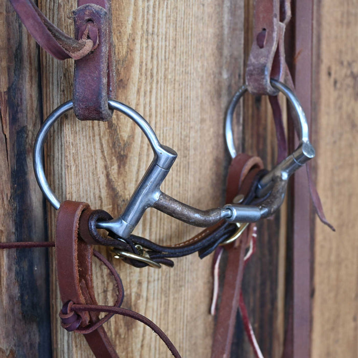 Myler Toklat D-Ring Billy Allen Bridle Rig w/Single Ear Headstall
