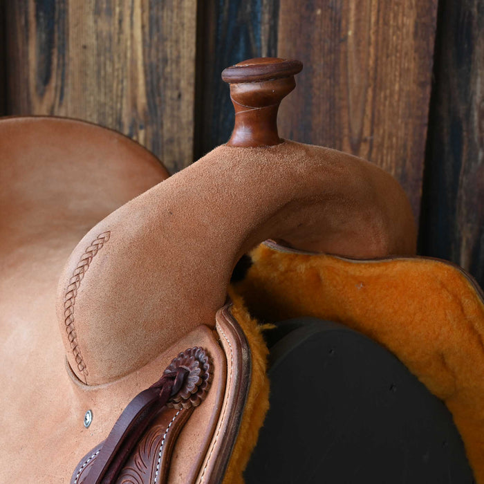 14.5" JEFF SMITH COW HORSE SADDLE