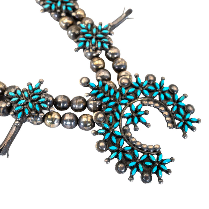 Vintage Needlepoint Squash Blossom Necklace WOMEN - Accessories - Jewelry - Necklaces MISC