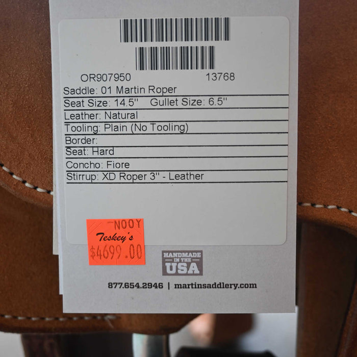 14.5" MARTIN TEAM ROPING SADDLE