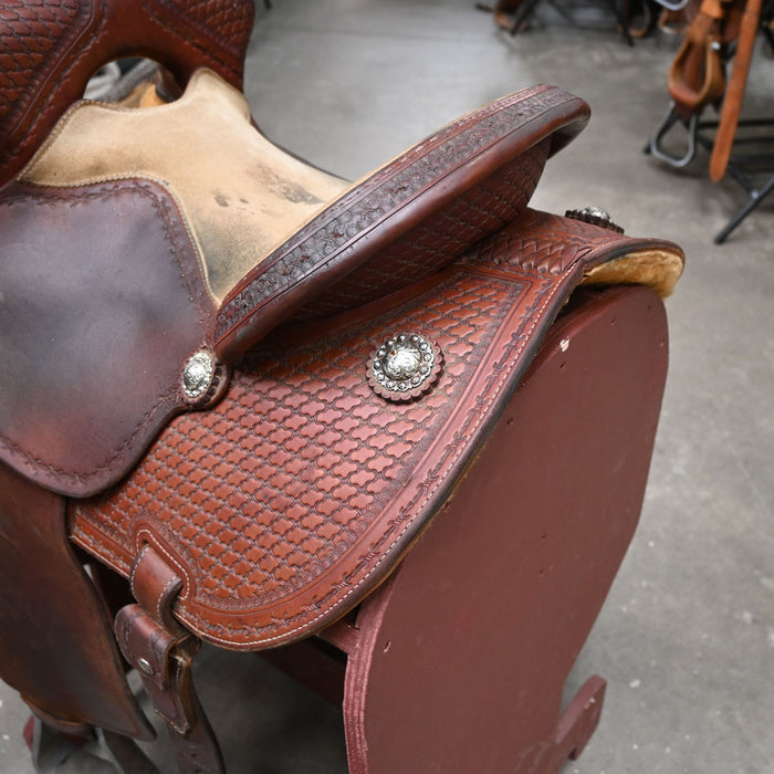 14" USED MARTIN FX3 BARREL SADDLE Saddles - Used Martin Saddlery