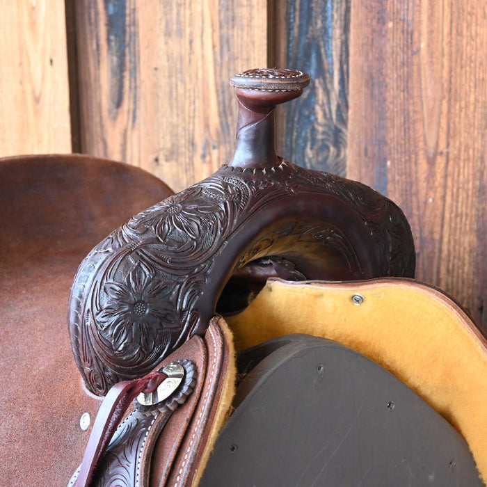 15.5" JEFF SMITH BUSTER WELCH RANCH CUTTER SADDLE