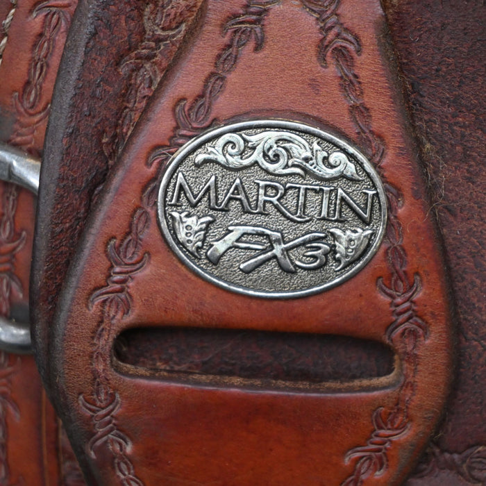 14" USED MARTIN FX3 BARREL SADDLE Saddles - Used Martin Saddlery