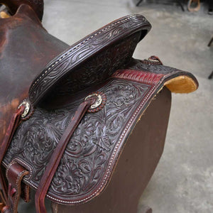 15" USED JEFF SMITH BARREL SADDLE Saddles Jeff Smith