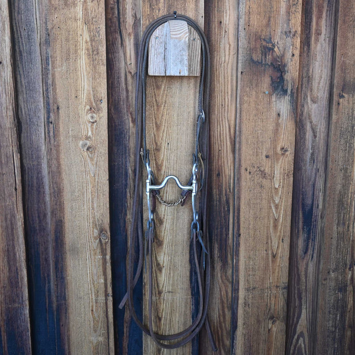 Bill Freeman Solid Port Bridle Rig w/Split Ear Headstall