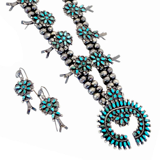 Vintage 1950 Squash Blossom Set WOMEN - Accessories - Jewelry - Jewelry Sets Linda Winter