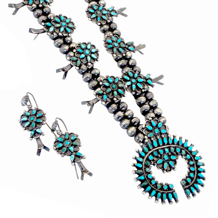 Vintage 1950 Squash Blossom Set WOMEN - Accessories - Jewelry - Jewelry Sets Linda Winter