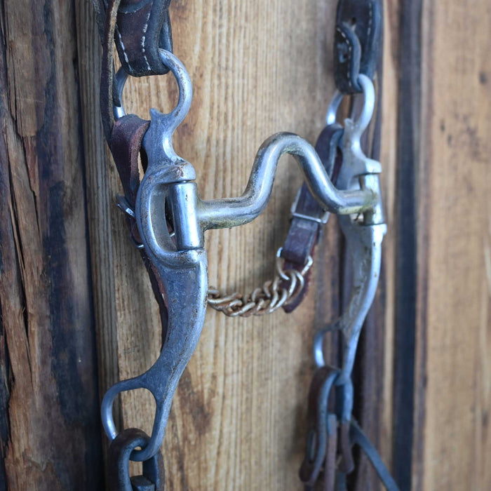 Bill Freeman Solid Port Bridle Rig w/Split Ear Headstall