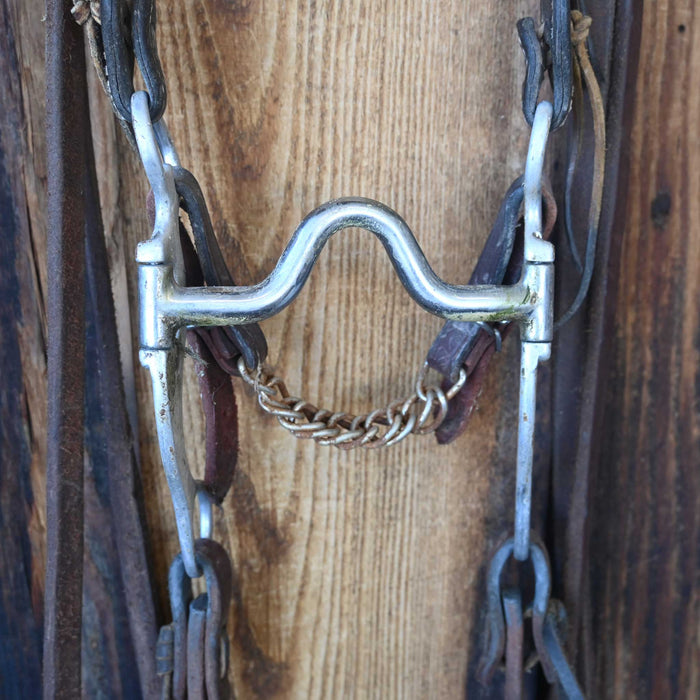 Bill Freeman Solid Port Bridle Rig w/Split Ear Headstall