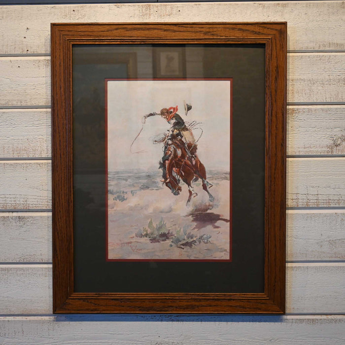 1904 A Bad Hoss by Charles M Russel