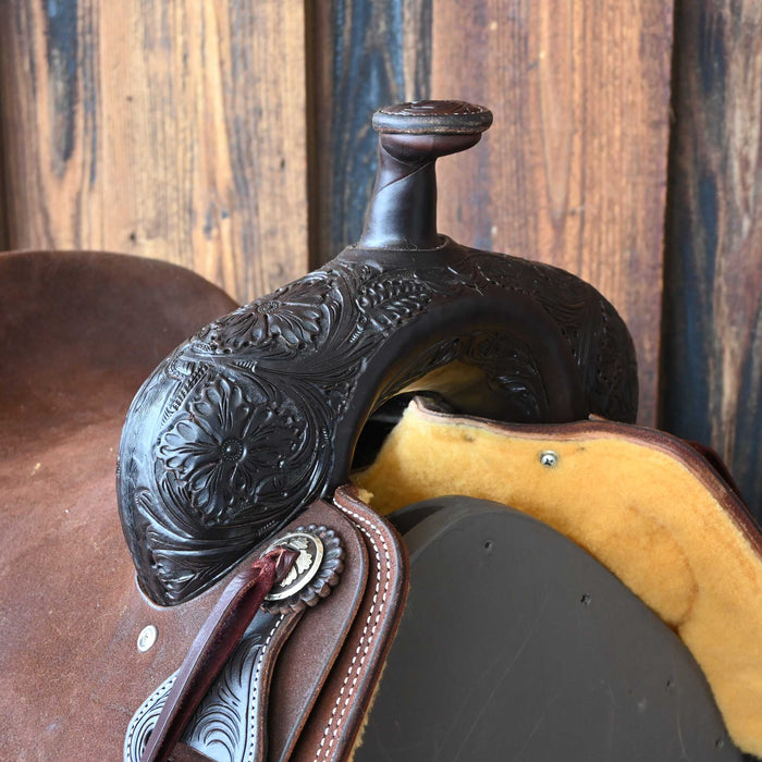 15.5" JEFF SMITH BUSTER WELCH RANCH CUTTER SADDLE